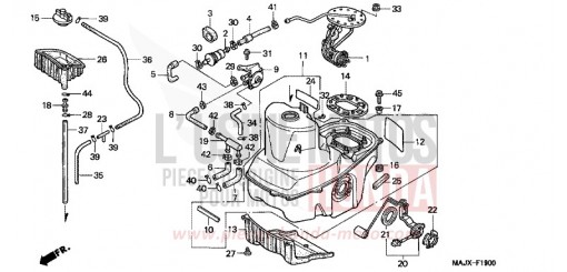 RESERVOIR A CARBURANT ST1100Y de 2000